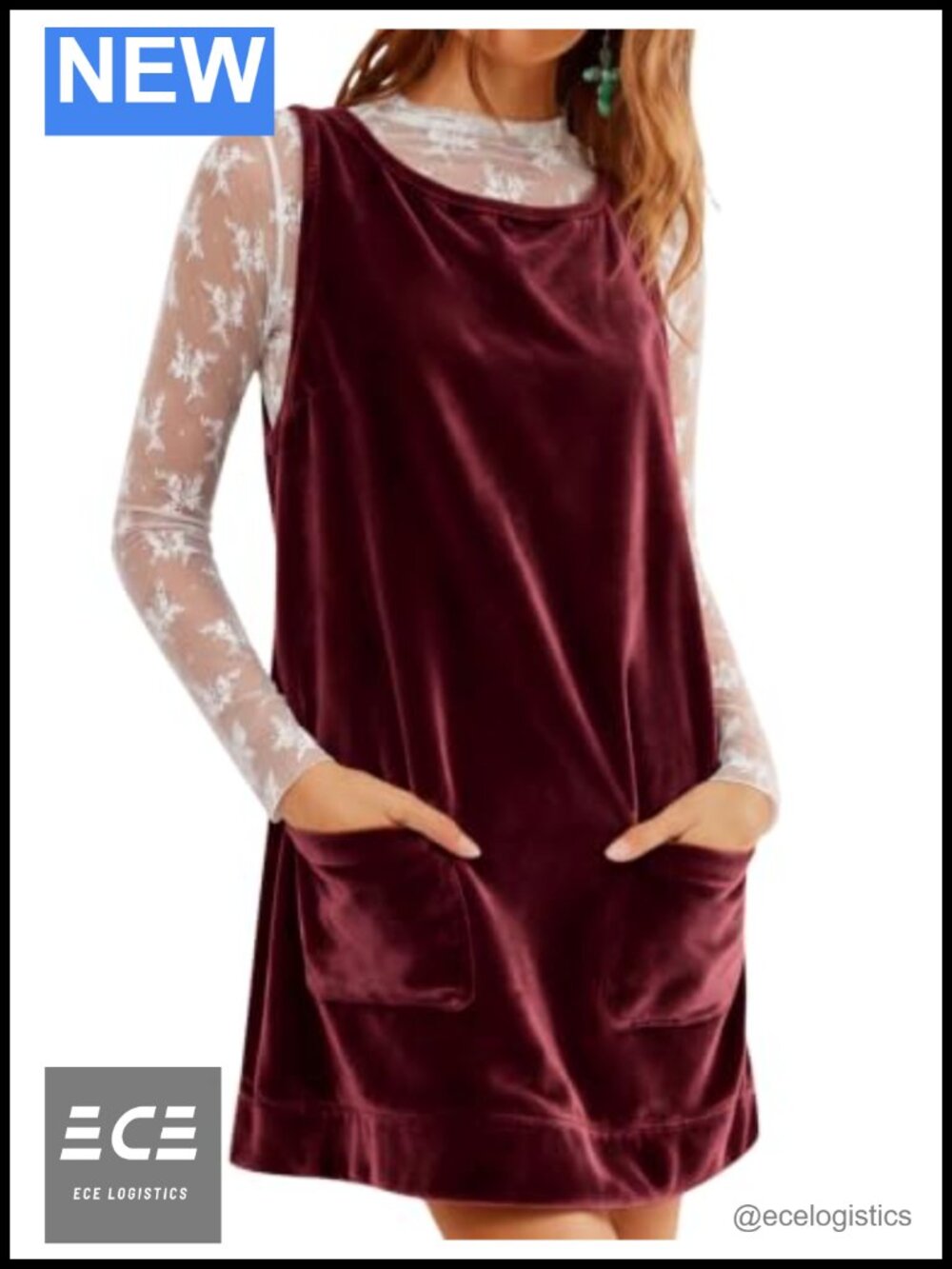 Velvet Sleeveless Mini Dress A-Line Backless Scoop Neck